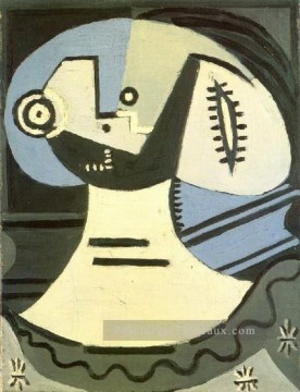  cubist - Femme à la collerette 1938 cubiste Pablo Picasso